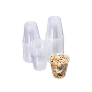 lot 13249 image: Jaluxing 500 Count 5 oz Crystal Clear Disposable Plastic Cups Bulk PP Cups for Parties, Water, Wine, Cold Drinking (Formerly FULING)