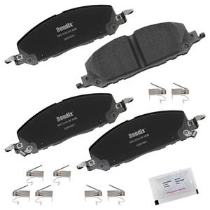 lot 13268 image: Bendix Priority1 CFC2229 Ceramic Front Brake Pads for Ford Explorer 2024-2020, Police Interceptor Utility 2024-2020, Lincoln Aviator 2023-2020