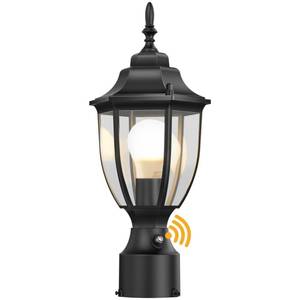 lot 13281 image: Lamomo Dusk to Dawn Outdoor Post Lights, Aluminum Lamp Post Light Fixture