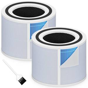 lot 13294 image: Core 300 Smoke Remover Replacement Filter for LEVOIT Core 300 Core 300-P Core 300S Core 300S-P Air Purifier for Home Pets Bedroom, 3-in-1 High Efficiency and Activated Carbon, Core 300-RF-SR, 2 Pack