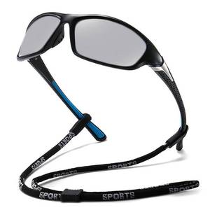 lot 14014 image: willochra with Full lens Readers Wrap Around Sport Magnifying Safety Reading Glasses photochromic Goggles with Readers��for Men (black blue, 1.25, x)