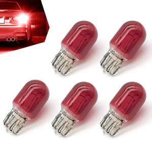 lot 14431 image: Titwaye 5 PCS 7443 Brake Light Bulbs, Ultra-bright T20 7443 Tail Light Bulbs, 12V W215W Turn Signal Lamp Replacement, Universal for Backup Reverse Fog Lamp (Red)
