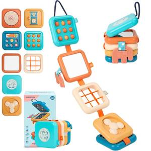 lot 14468 image: GRESEESM Busy Board Montessori Toy for 1 Year Old Boy Gifts, Travel Toys for Toddler 1-3, Sensory Activity Airplane Essential, Baby Boys Birthday Gift, Easter Basket & Stocking Stuffers