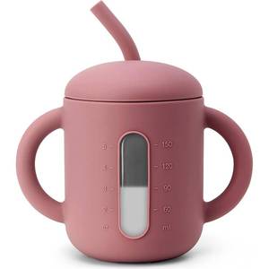 lot 14470 image: SAMiGO Silicone Baby Straw Cup Sippy Cup, 6-12 Months, Toddlers 1 Year Old