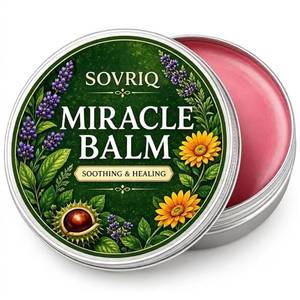 lot 14477 image: Official Sovriq Miracle Balm for Varicose Veins, Natural Miracle Balm