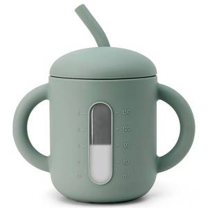 lot 14497 image: SAMiGO Silicone Baby Straw Cup Sippy Cup for 6 Months, Infant to Toddler
