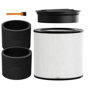 lot 19504 image: 90304 Replacement Filter Fits for shopvac Filter 90304 90350 90333, 1 Pack (White Part Only)