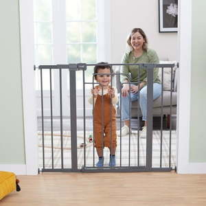lot 19509 image: Safety 1��� Contemporary Tall-and-Wide Gate  Grey