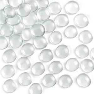 lot 20114 image: FUTUREPLUSX 1 LB Clear Glass Beads, Transparent Marbles for Vase Fillers