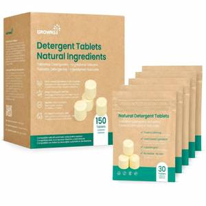 lot 20115 image: GROWNSY Bottle Washer Detergent Tablets, Plant-Based Enzyme, 150 Count
