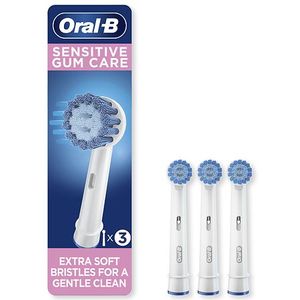 lot 20129 image: Oral-B Toothbrush  Sensitive Gum Care Replacement Electric Toothbrush Head  2 ONLY Count