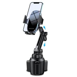 lot 20148 image: Miracase Upgraded Version Cup Phone Holder for Car, Universal Adjustable Long Neck Car Phone Mount Cradle Friendly Compatible with iPhone Samsung Google and All 4.0-7.0 inches Smartphones