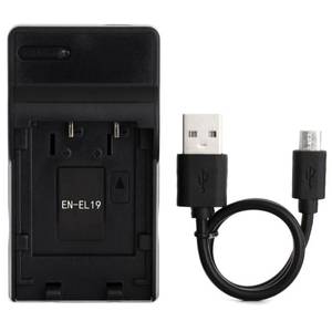 lot 20210 image: Norifon EN-EL19 USB Charger for Nikon Coolpix S33, S7000, S6900, S2800