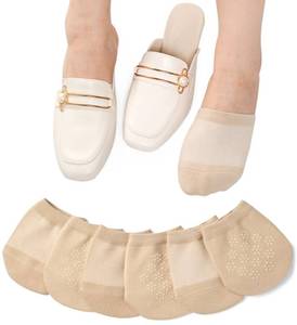 lot 20213 image: Murmorers Womens Toe Socks for Mules, Half Socks Toe Covers No Show Liners