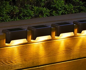 lot 20216 image: SOLPEX Solar Deck Lights Outdoor 20 Pack,Step Light Waterproof,Warm White - Stock image may not match actual product images