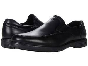 lot 1213 image: Nunn Bush Wade Work Moc Toe Slip-On Black 11 M (D)
