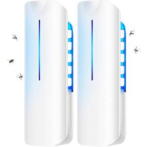 lot 1221 image: BURLAN Fruit Fly Traps Indoor for Home Plug in Mosquito Bug Zapper