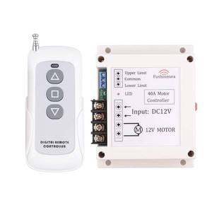 lot 2159 image: DC 12V 40A Motor Remote Control Switch 2CH Motor Forward and Reverse Wireless Switch, 433Mhz Remote Control Relay Use for Car, Motor, Electric Curtain, Water Pump and More