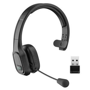 lot 2164 image: COMEXION Trucker Bluetooth Headset V5.0, Wireless Headset with Noise CancelingandMute Microphone for Cell Phones, On Ear Bluetooth Headphone for Computer, Zoom Meetings, Skype, Home Office