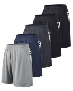 lot 2185 image: BALENNZ Mens Athletic Shorts with Pockets Quick Dry Workout Shorts Men5BXL