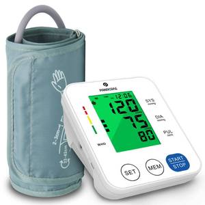 lot 2245 image: P PANACARE Upper Arm Blood Pressure Monitor for Home Use, Adjustable Cuff (8.7�16.5 inches), Large Backlit Display, White