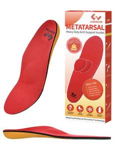 lot 2298 image: Cushwork Metatarsalgia Insoles for Ball of Foot Pain,Mortonfts Neuroma,Heavy Duty Arch Supports Insoles,Orthotic Insoles,Men Women Shoe Insert for Metatarsal,Foot Pain Relief-C