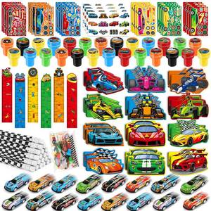 lot 2302 image: BenLouis 96Pcs Race Car Stationery Set Party Favors for Kids