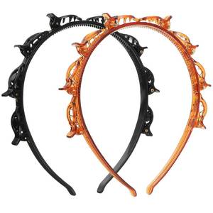 lot 2312 image: Mabor Headband With Clips, Bangs Hairstyle Hair Clip Headband
