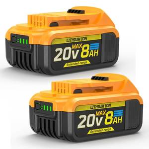 lot 6085 image: VelgoNyx 20V Max 8Ah Replacement Battery 2-Pack