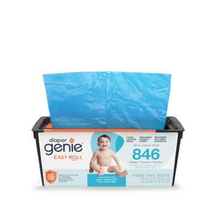 lot 6093 image: Diaper Genie Easy Roll Refill 18-Bag Pack