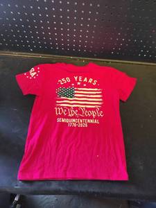 lot 6121 image: 250 Years We The People Semiquicentennial T-Shirt Size 120