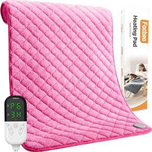 lot 7369 image: Focbeo King Size Heating Pad for Back 32inx24in Extra Large Heat Pad