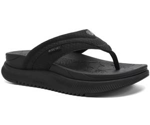 lot 7375 image: ONCAI Orthopedic Flip Flops Women with Arch Support Ladies Orthotic Recovery Sandals 2025 Comfortable Plantar Fasciitis Slip On Walking Sandal for Womans Indoor Casual Summer Black Size 9