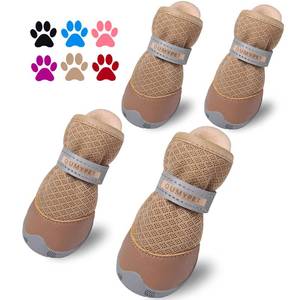 lot 8180 image: QUMY Dog Shoes for Small Dogs Hot Pavement Puppy Dog Boots and Paw Protectors