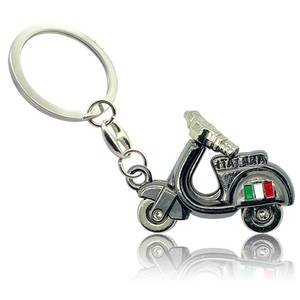 lot 8224 image: HAILIWEI Vespa Accessories for Vespa Scooters, Fun Italian Vespa Keychain for Vespa Scooter Keys (Black)