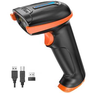 lot 8234 image: Tera Barcode Scanner Wireless 1D Laser Cordless Barcode Reader with Battery Level Indicator, Versatile 2 in 1 2.4Ghz Wireless and USB 2.0 Wired