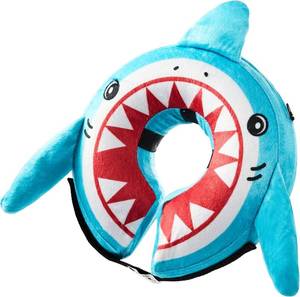 lot 8248 image: BENCMATE Inflatable Dog Cone Collar Alternative After Surgery XXLarge,Shark