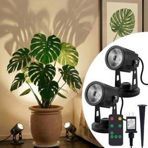 lot 8250 image: Ucomeuni LED Spotlight Indoor for Plants Uplights Lamp Accent Lighting Decor 12V Low Voltage Warm White Up Down Spot Lights Outdoor Landscape Lighting 2 Pack(Adapter, Base and Stake Included)