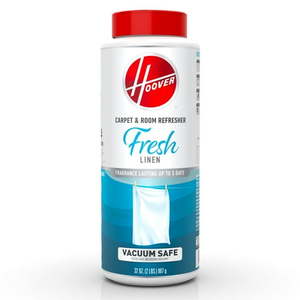 lot 8259 image: Hoover Carpet and Room Refresher Fresh Linen Scent Carpet Powder  32 oz.  1 per Pack