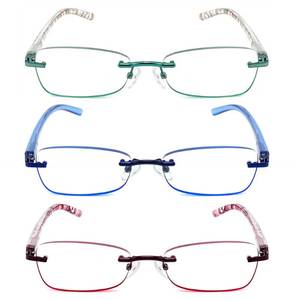lot 8269 image: JJWELL 3 Pack Reading Glasses for Women Blue Light Blocking Anti Eyestrain