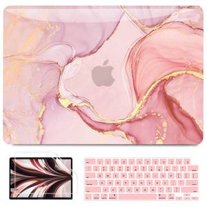 lot 8270 image: B BELK for MacBook Air 13 inch Case M5 2026 2025-2022 M4 M3 M2, Pink Marble
