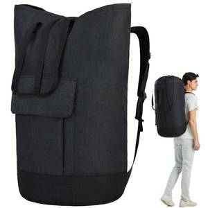 lot 8309 image: Laundry Backpack Bag 115L, Heavy Duty Laundry Bags with Shoulder Straps, Dirty Clothes Bag for College Dorm Essentials, Hamper Backpack for Travel, Laundromat, Apartment, Beach, Camping