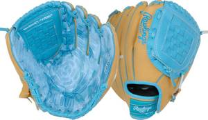 lot 8336 image: Rawlings  Flex Palm Series Baseball Glove  10in  Right Hand Throw  Camel