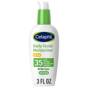 lot 8358 image: Cetaphil Daily Oil-Free Facial Moisturizer with Sunscreen, SPF 35, Fragrance Free, 3 fl oz (88 ml)