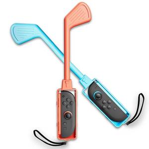 lot 8419 image: Nargos Golf Culb for Nintendo Switch 2 Joy-Con Controller, Sports Game Accessories for Mario Golf-Super Rush2 Pack (Blue Orange, Switch 2)