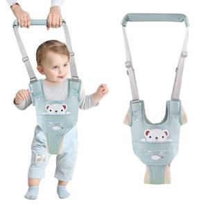 lot 8426 image: Ocanoiy Baby Walking Harness Handheld Baby Walker Assistant Belt (Green)