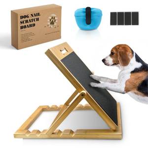 lot 11883 image: Wiki3C Dog Nail Scratch Board with Treat Pouch