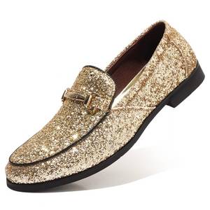 lot 11891 image: Cosidram Mens Glitter Dress Shoes Size 10.5