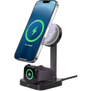 lot 12015 image: Esoulk 2-in-1 Wireless Charger Foldable Magnetic
