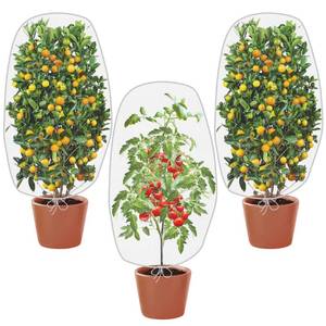 lot 12020 image: Alpurple 3-Pack Insect Bird Barrier Netting with Drawstring